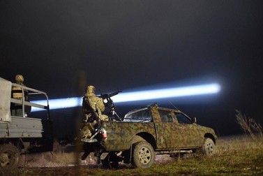 Echipaj antiaerian ucrainean. Foto: Facebook/ Romanian Battlegroup „Getica”