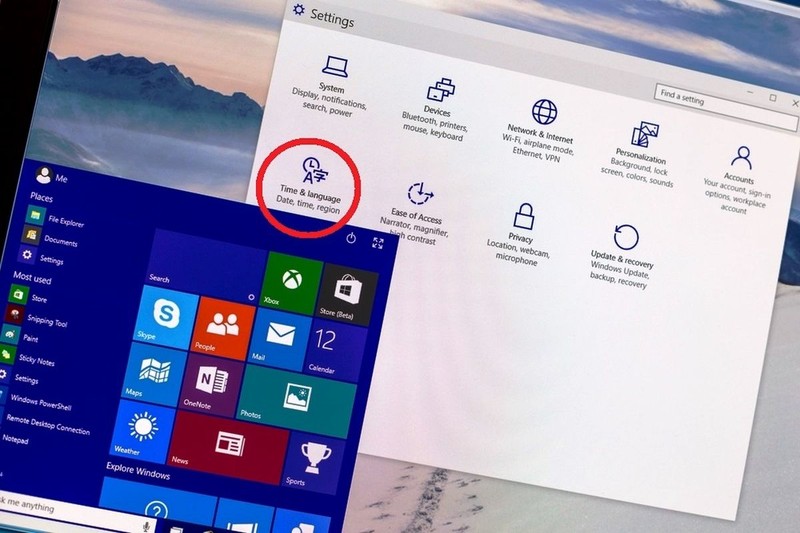 Bucharest, Romania - February 13,2015: Photo of Windows 10 technical preview running in a virtual machine on a pc screen. Win10 is the new version of Windows OS; it is set for release in 2015.