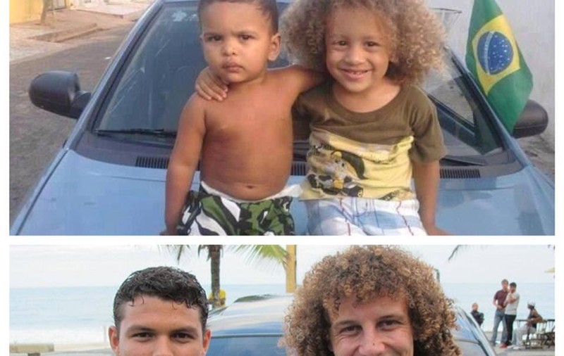 Campionatul Mondial de fotbal 2014. David Luiz şi Thiago Silva, prieteni din copilărie