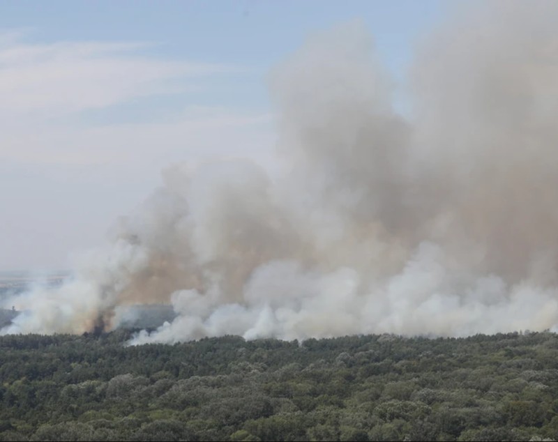 Incendiile uriașe continuă în Serbia: lupta cu flăcările, văzută din elicoptere. A cerut Serbia ajutorul României?