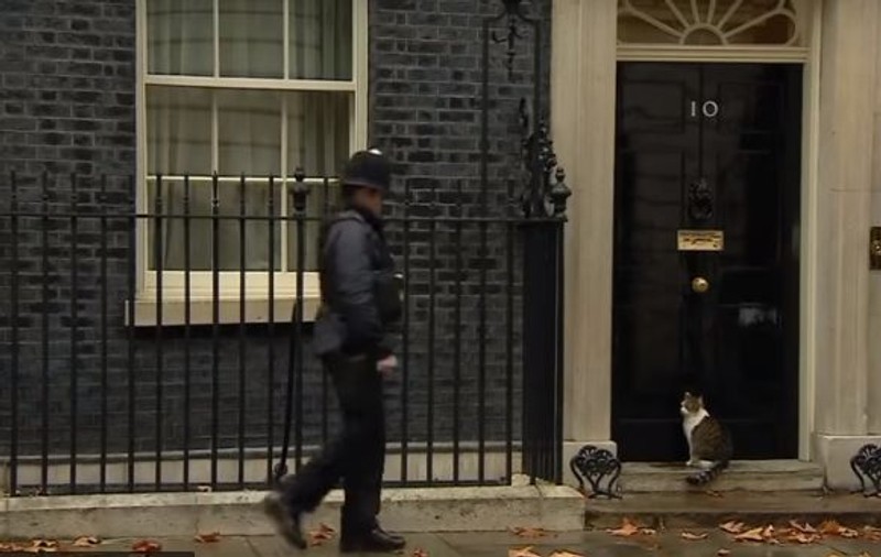 VIDEO | Gestul unui polițist care păzește reședința premierului britanic a devenit viral pe internet. Momentul a fost surprins în direct la TV