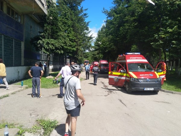 Intervenție la Mina Livezeni| sursa foto ISU Hunedoara