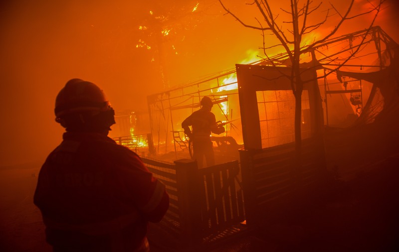 FOTO | Incendii devastatoare în Portugalia și Spania, soldate cu zeci de morți. Lider spaniol: Focul a fost provocat intenționat