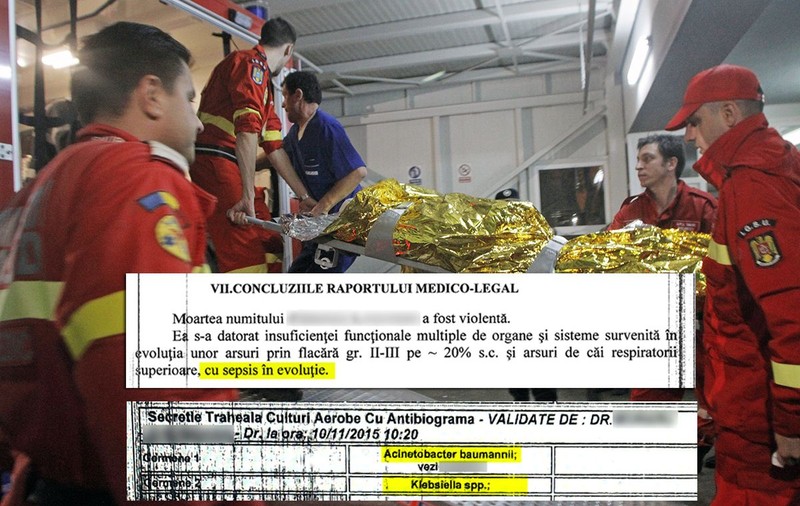 EXCLUSIV PROCESUL COLECTIV. În 23 de dosare apar infecții nosocomiale, dar niciun raport medico-legal nu le corelează cu moartea