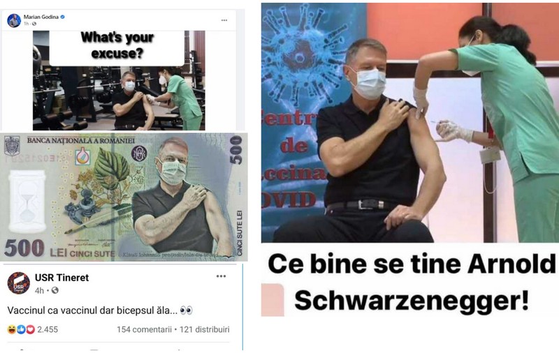 Mușchii lui Klaus Iohannis, în atenția internauților. Val de glume pe rețelele de socializare