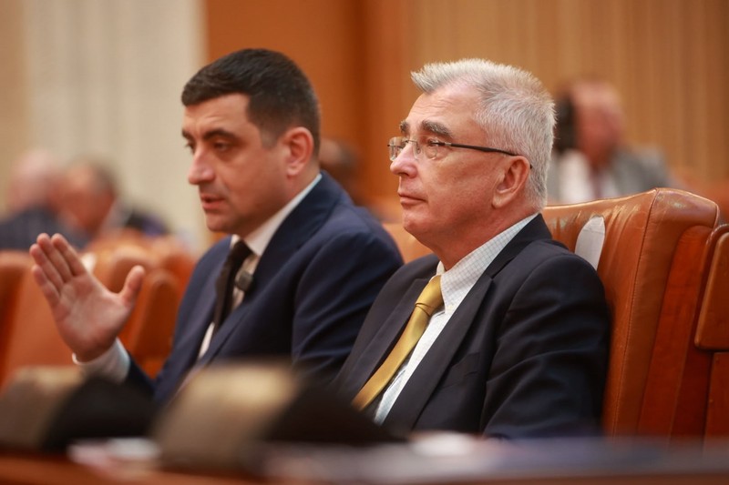 George Simion și Petrișor Peiu FOTo Eli Driu