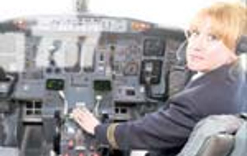 Blonda de la mansa avionului Boeing 737