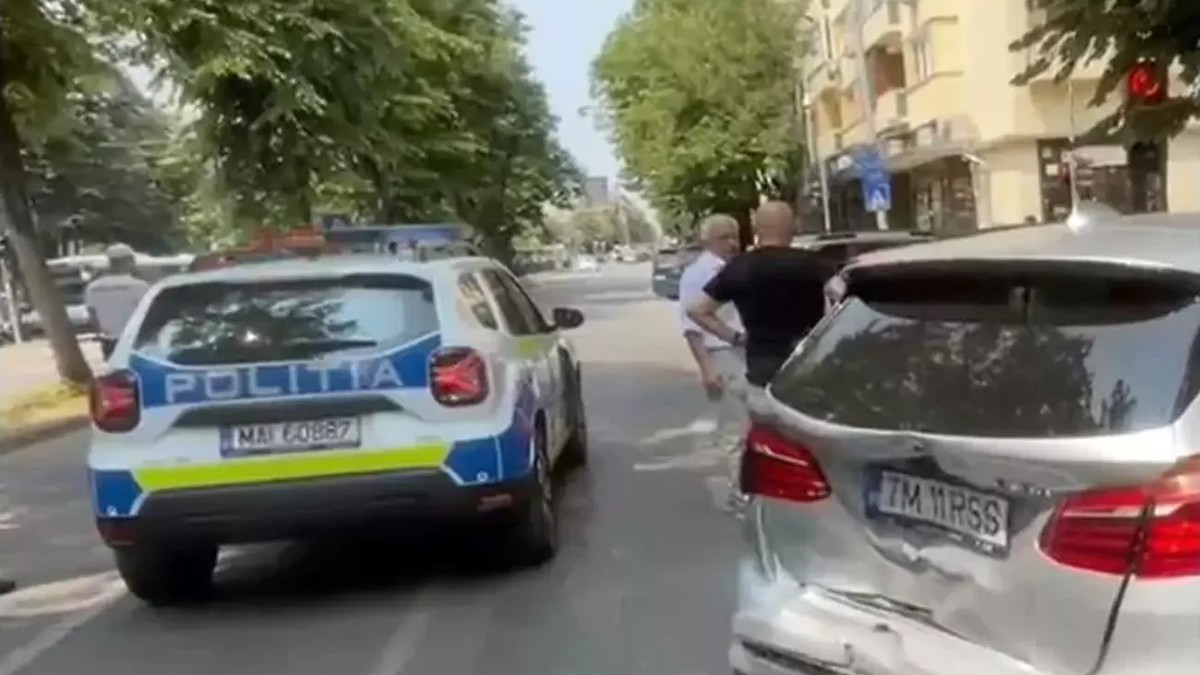 Imagine de la locul accidentului