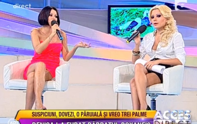 Roxana Marinescu, foc şi pară: "Denisa Biţă s-a dat la soţul meu şi am luat-o de păr"