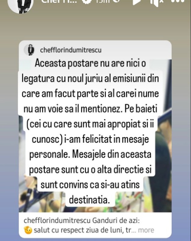 Florin Dumitrescu a vorbit cu noii jurați de la „Chefi la cuțite”, după ce Antena 1 i-a anunțat oficial. Ce le-a transmis bucătarul