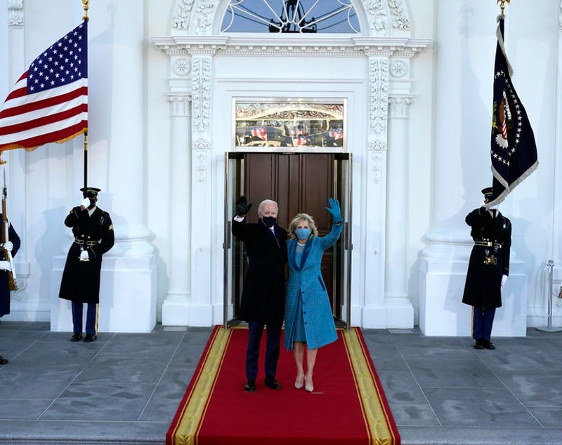 Ziua inaugurării lui Joe Biden la Casa Albă, în imagini