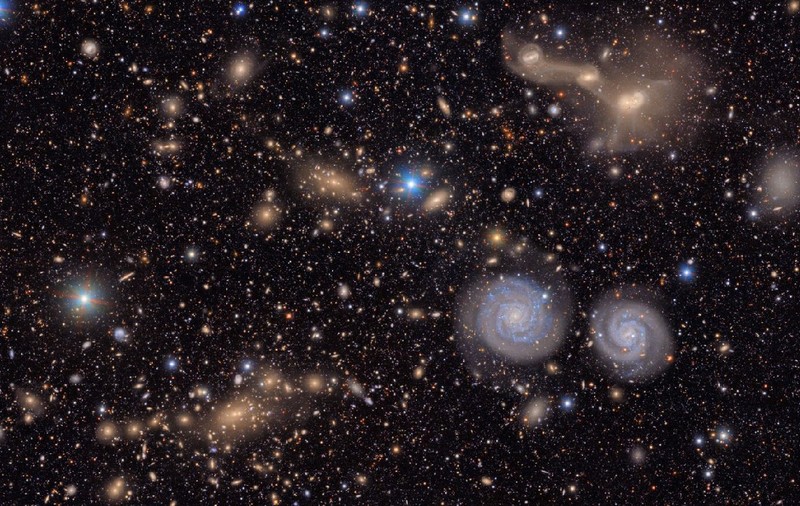 Mii de asteroizi și milioane de galaxii, surprinse în primele imagini ale celei mai mari camere construite vreodată