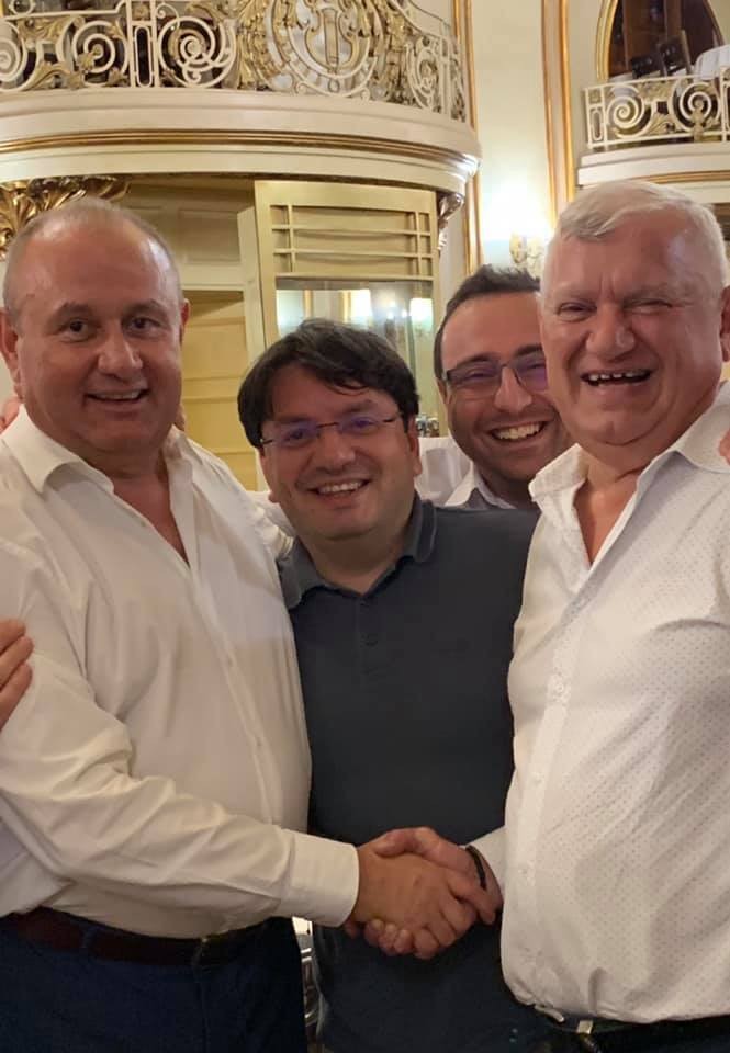 De la stânga la dreapta: Ion Mocioalcă, Nicolae Bănicioiu, Horia Nasra și Cornel Itu