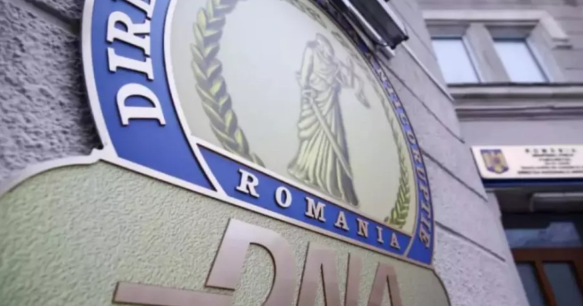 Sediul cu sigla DNA ( Direcția Națională Anticorupție)