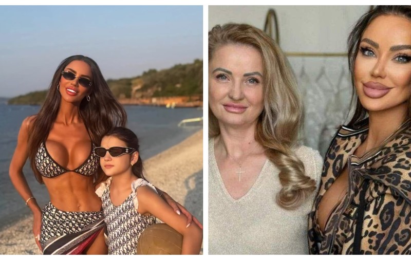 Cum se poartă Sofia, fetița Biancăi Drăgușanu, cu bunica ei. „Când se tensionează situația, mama mă sună”