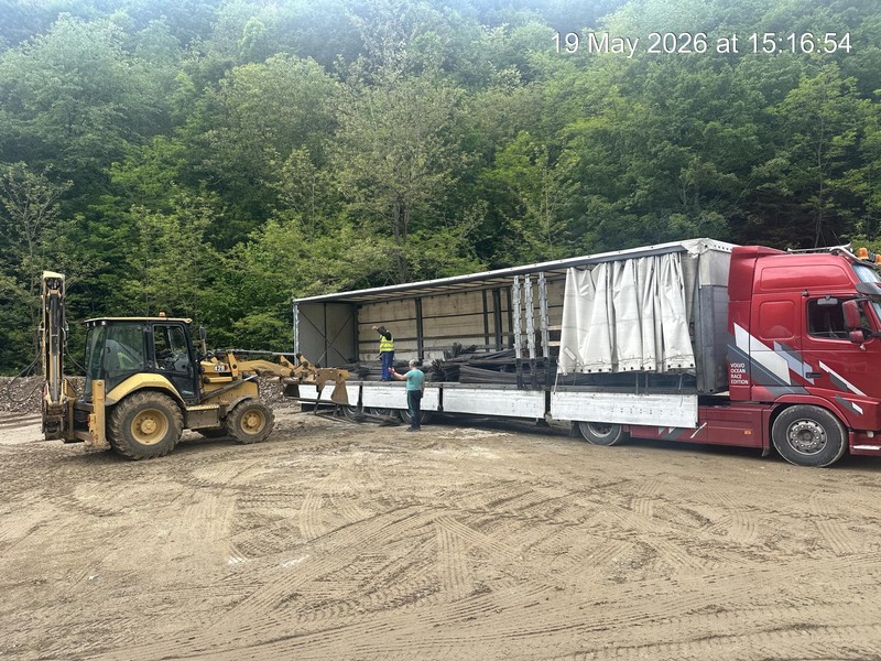 Proiectul „Drumul Regelui” avansează rapid în Munții Zarandului Foto: Facebook/ Consiliul Județean Arad