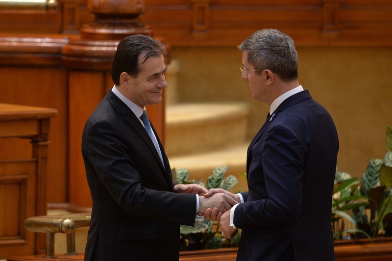 Ludovic Orban și Dan Barna. Foto: HEPTA