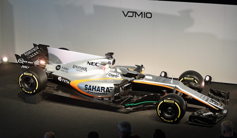 ”Aripioara” nu lipsește nici de pe monopostul Force India. (FOTO: EPA)