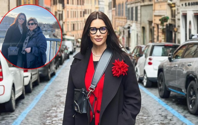 Imagini rare cu mama Andreei Berecleanu. Cu ce impresie a rămas vedeta, după ce a vizitat Roma