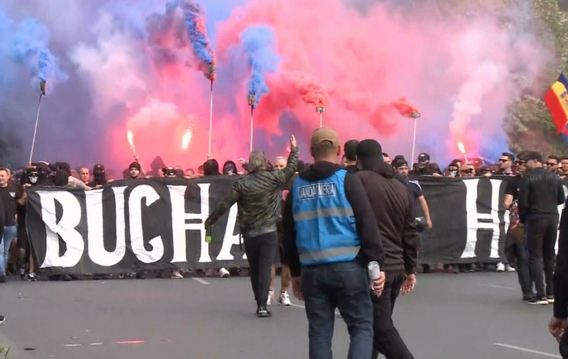 Incidente înainte de Dinamo-Steaua, la Arena Națională. Jandarmii au fost nevoiți să intervină