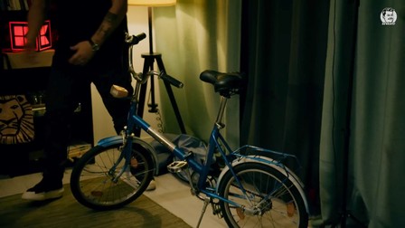 Bicicleta primită de Pavel Bartoș