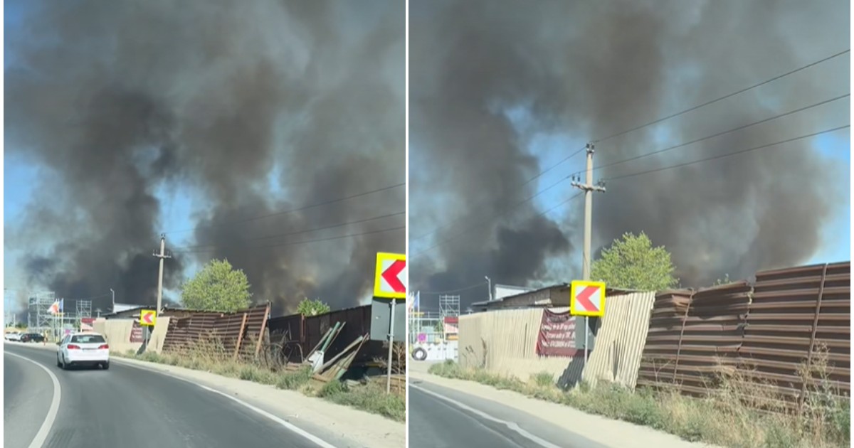 Captura de la locul incendiului