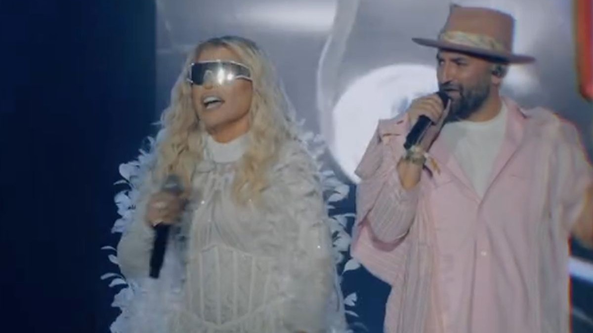 Smiley și Loredana Groza pe scena festivalului Untold 2026 din Cluj | captură video Instagram