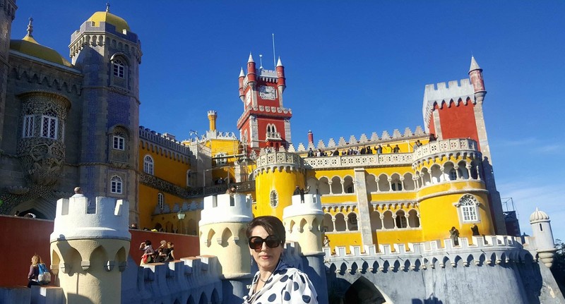 Cornelia la castelul din Sintra