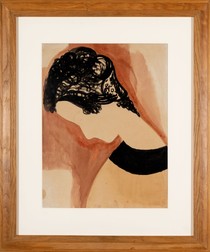 Înainte de licitație, tabloul „Profil de femme au chignon” (Profil de femeie cu coc) a fost estimat între 300.000 și 500.000 de lire sterline | Foto: Christie’s