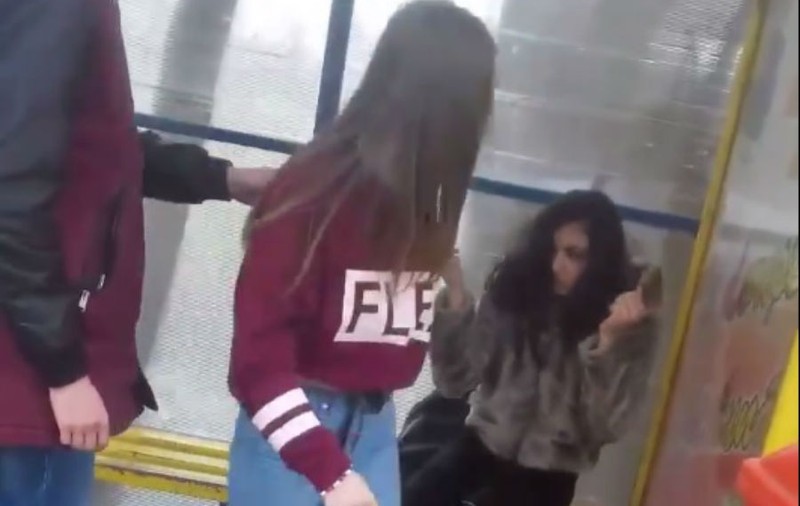 VIDEO. Elevă din Tulcea, bătută de două colege într-o stație de autobuz