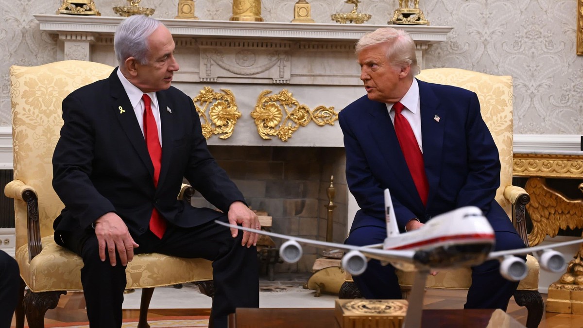 Benjamin Netanyahu s-a întâlnit cu Donald Trump la Casa Albă în cursul zilei de luni, 7 aprilie. Foto: Hepta