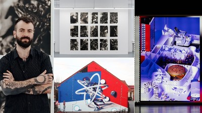 Radu Pandele, expoziția "tigruletigrule" și picturi murale