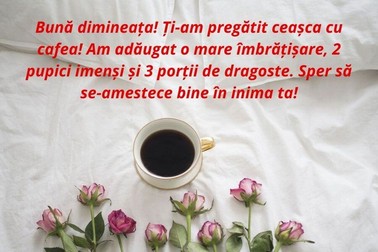 Mesaje frumoase de buna dimineata