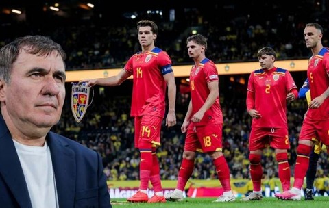 Gică Hagi, trei decizii controversate în înfrângerea României cu Suedia: Băluță, Stanciu și Ianis Hagi