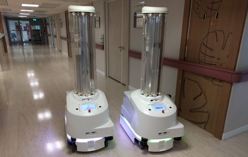 Institutul Matei Balș, dezinfectat cu ajutorul roboților în criza coronavirus