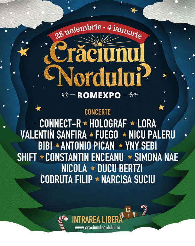 Târgul „Crăciunul Nordului” ajunge în București, la Romexpo. Când își deschide porțile: Intrarea va fi liberă