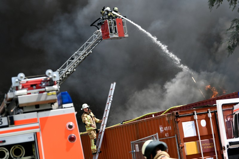Nicio persoană nu a fost rănită în urma incendiului
