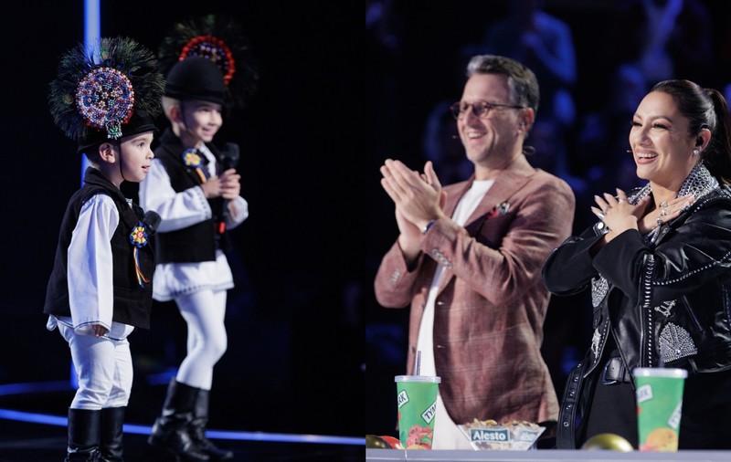 Pavel Bartoș a apăsat Golden Buzz pentru doi frați la „Românii au talent”. Eric și Eduard au ridicat juriul în picioare
