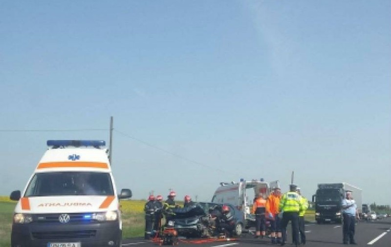 Accident grav pe E85, în județul Vrancea, din cauza oboselii la volan. Un șofer în vârstă de 38 de ani a murit nevinovat