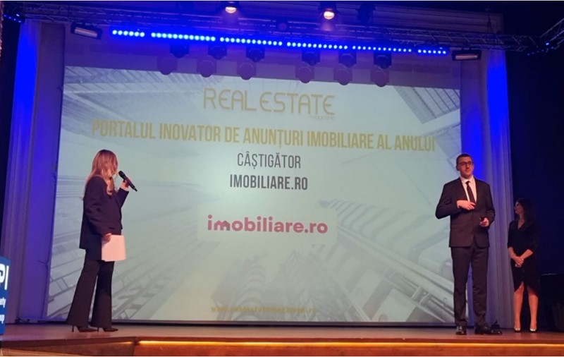 Imobiliare.ro a fost desemnat „Portalul inovator de anunțuri imobiliare al anului”