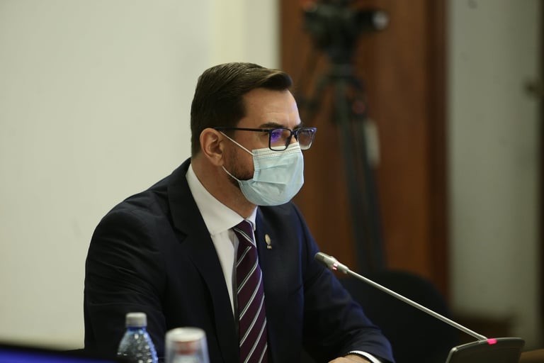 Adrian Chesnoiu, la audieri | Foto: Dumitru Angelescu / Libertatea