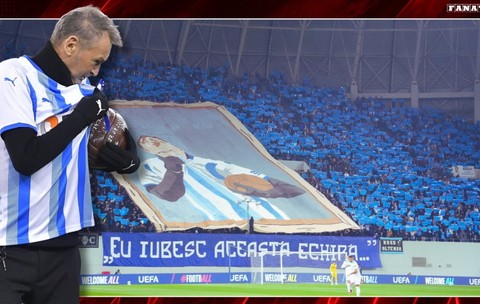 Banner-ul pentru istorie al Peluzei Nord și de ce e Craioveanu unul dintre cei mai iubiți fii ai Olteniei