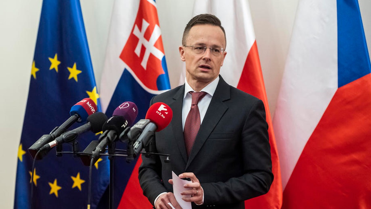 Ministrul maghiar de Externe Peter Szijjarto FOTO: EPA