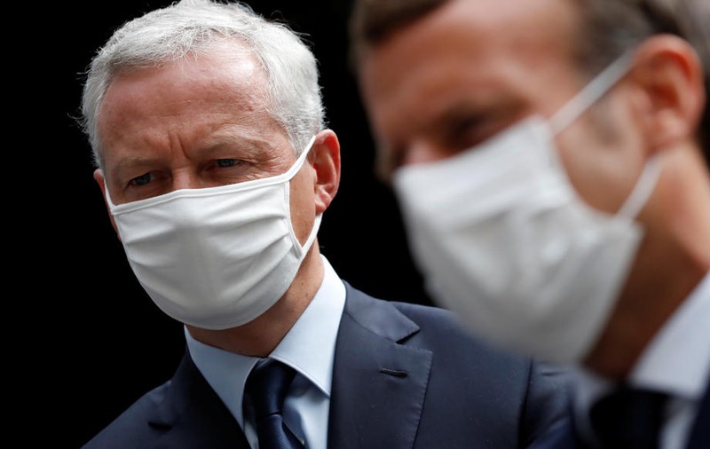 Ministrul francez al Economiei şi Finanţelor, testat pozitiv cu COVID-19. Ce se întâmplă cu preşedintele Emmanuel Macron