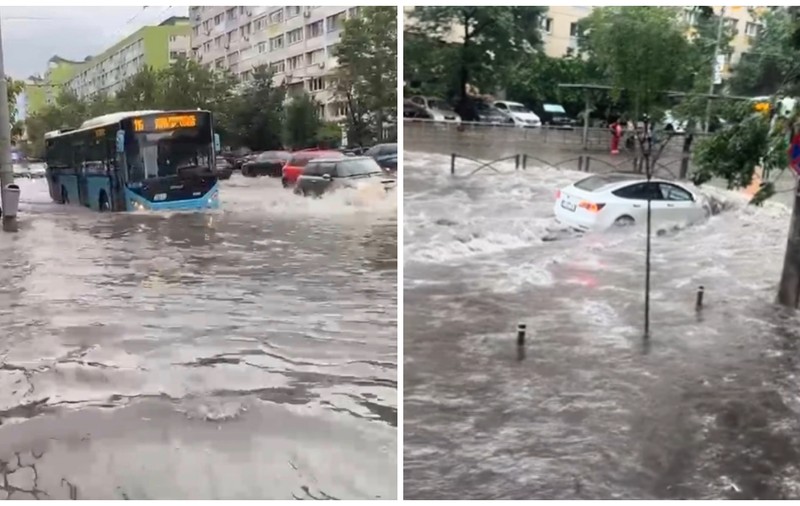 Explicații oficiale de la ANM pentru furtuna care a inundat Bucureștiul, luni după-amiază: „Marile orașe nu sunt pregătite”