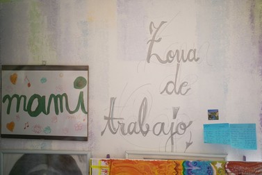 Camera Sânzianei în casa din Peligros, unde locuiește mama ei. Sânziana a venit anul acesta cinci luni în Spania cu o bursă Erasmus