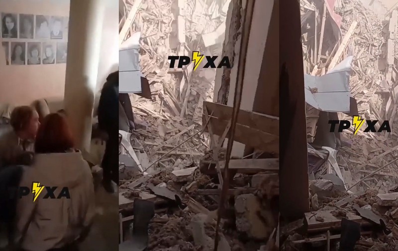 Primele imagini din interiorul teatrului din Mariupol, surprinse la scurt timp după bombardament
