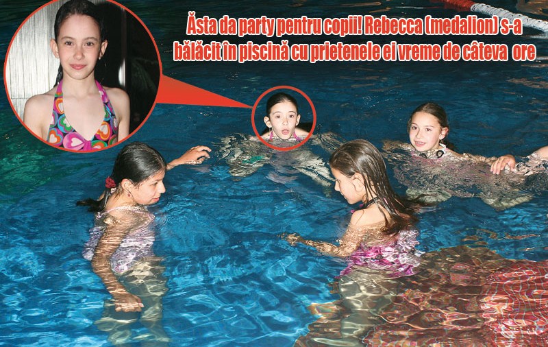 Ana Maria Prodan a dat party la piscină pentru fata ei cea mare, Rebecca