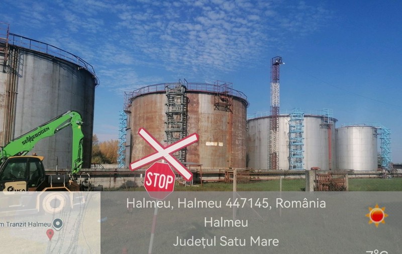 Pericol de explozie în Satu Mare: mii de tone de azotat de amoniu de calciu au fost depozitate lângă substanțe inflamabile