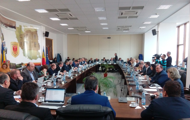 Declaraţie simbolică de unire cu Republica Moldova, adoptată de Consiliul Județean Galaţi